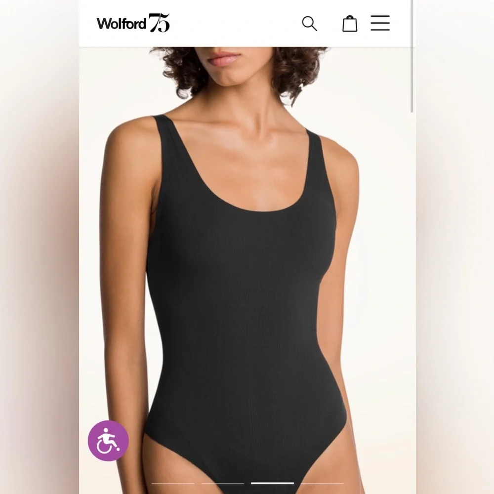 Wolford Black Bodysuit - Picture 2 of 4